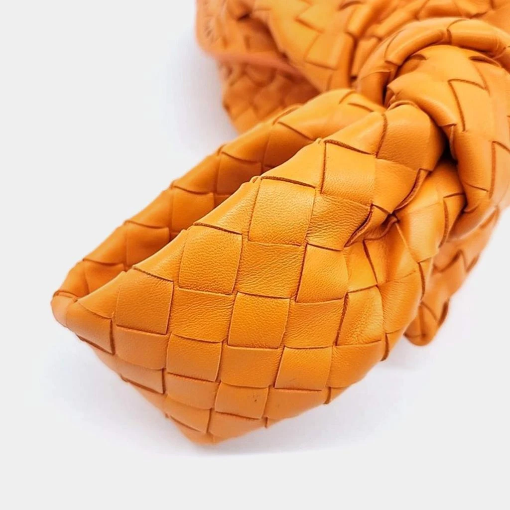 Bottega Veneta Bottega Veneta Orange Leather BV Twist Top Handle Bag 6