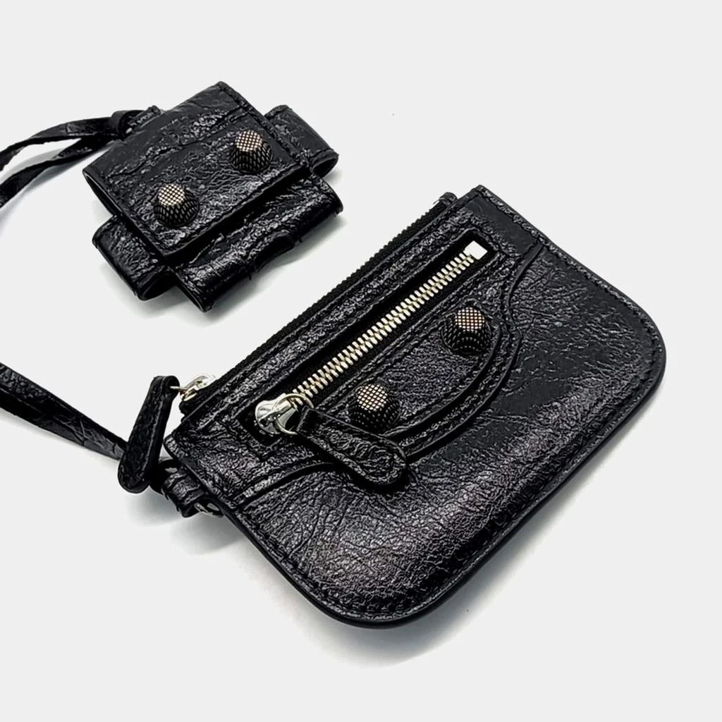 Balenciaga Balenciaga  Black Leather XS Le Cagol Flap Bag 4