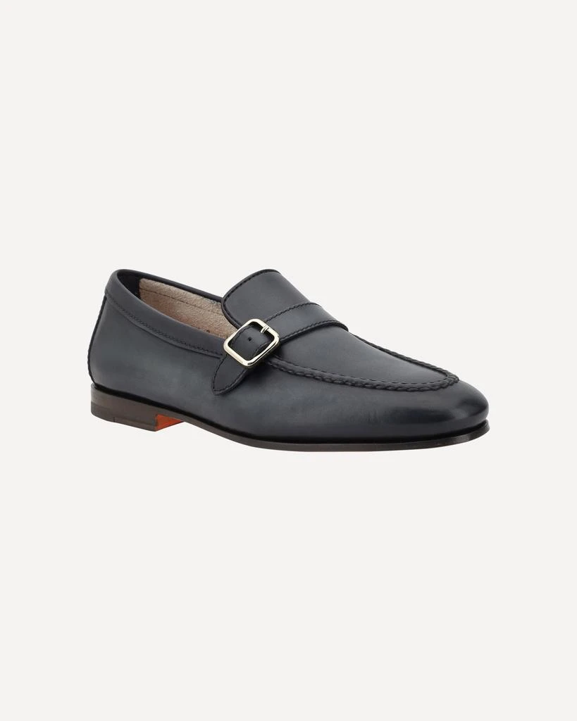 Santoni Loafers with a single buckle 4