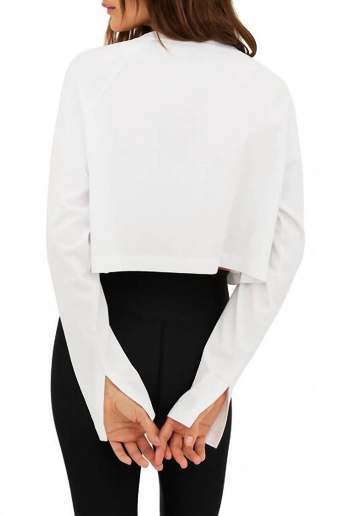 Beach Riot Beach Riot - June Round Neck Long Sleeve Top