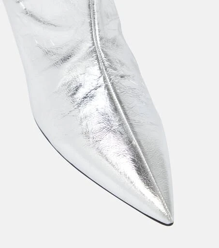 Jil Sander Metallic leather ankle boots 6