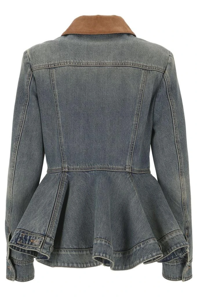 Alexander McQueen Alexander McQueen Peplum Denim Jacket 2