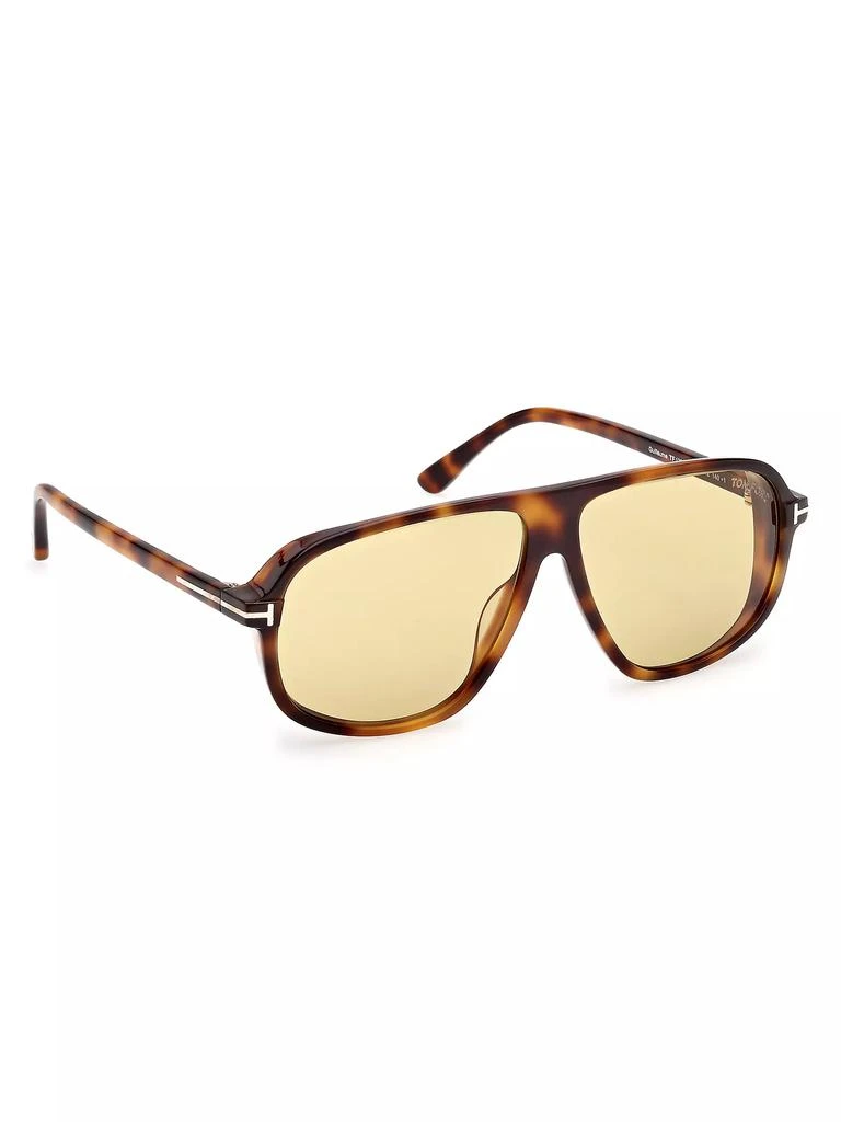Tom Ford Guillaume 61MM Aviator Sunglasses 8