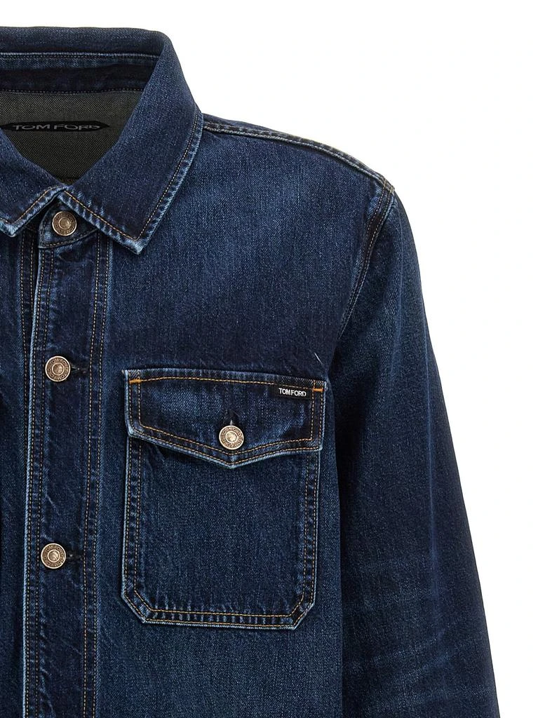 Tom Ford Tom Ford Buttoned Denim Jacket 3