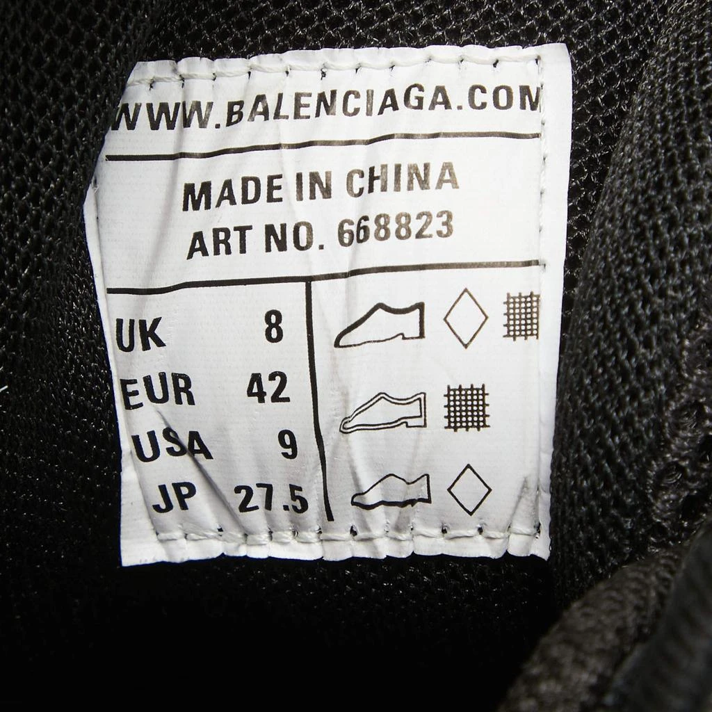 Balenciaga Balenciaga Black Faux Leather and Mesh Track 2 Sneakers Size 42 8