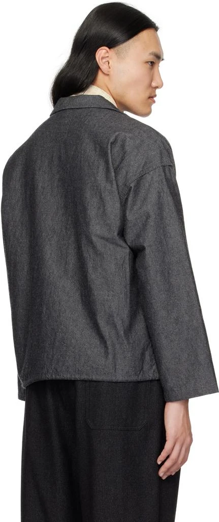 Nanamica Gray Cotton Wool Deck Jacket 3