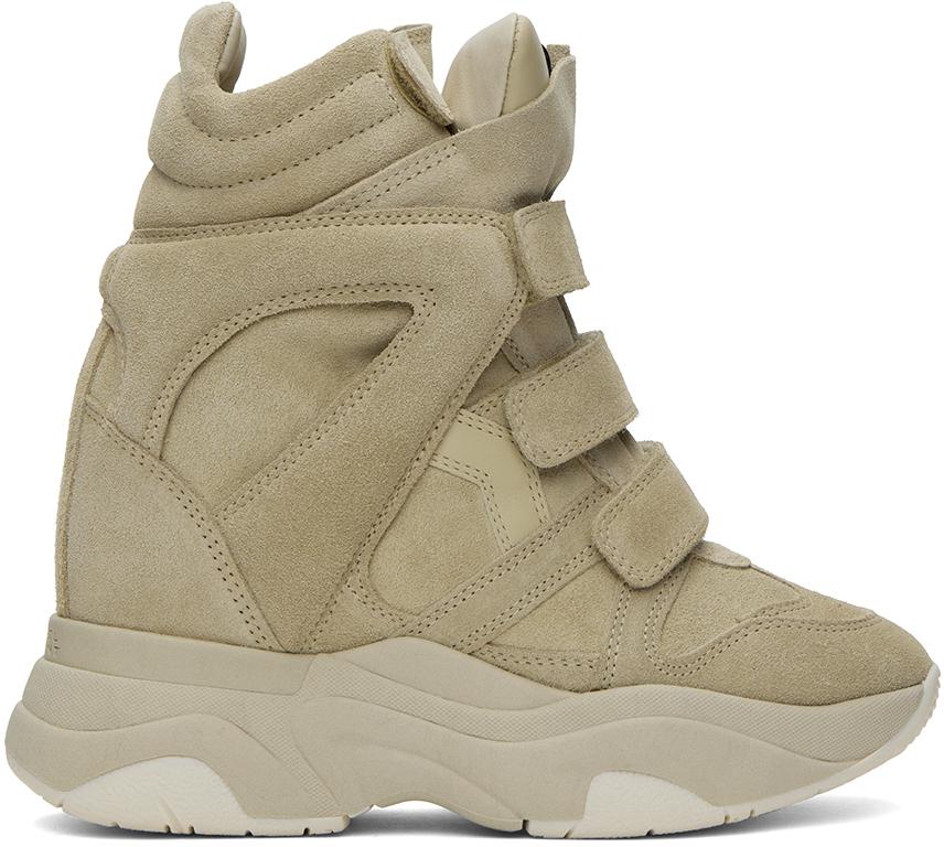Isabel Marant Beige Balskee Sneakers