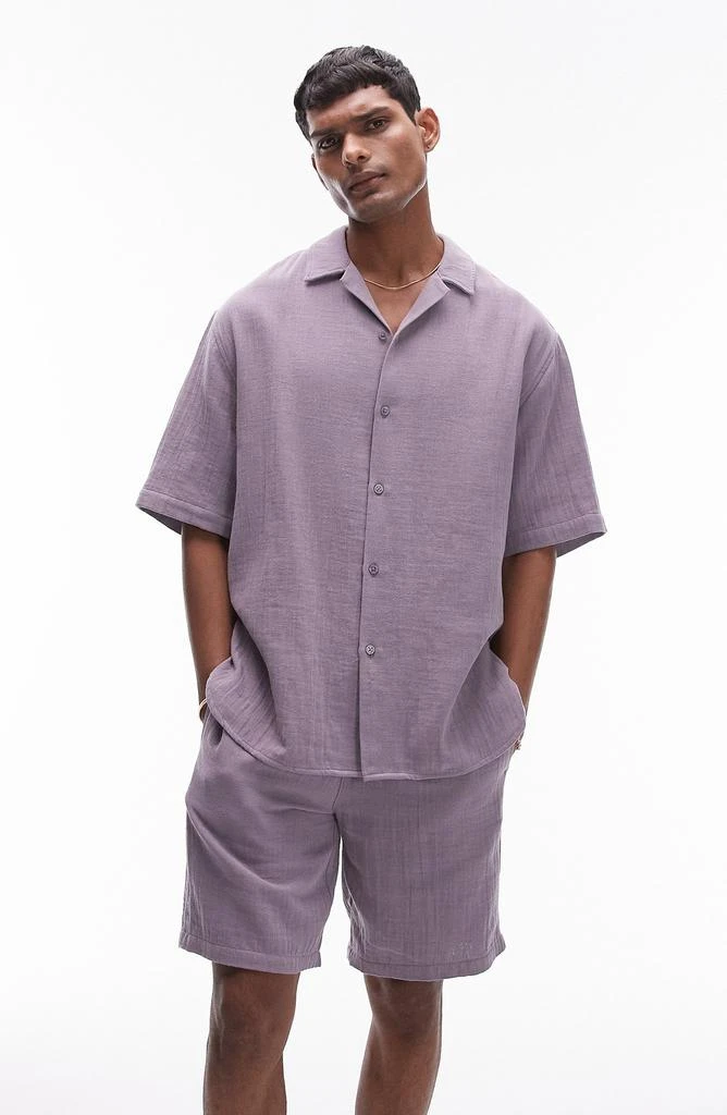 Topman Washed Cotton Camp Shirt 1