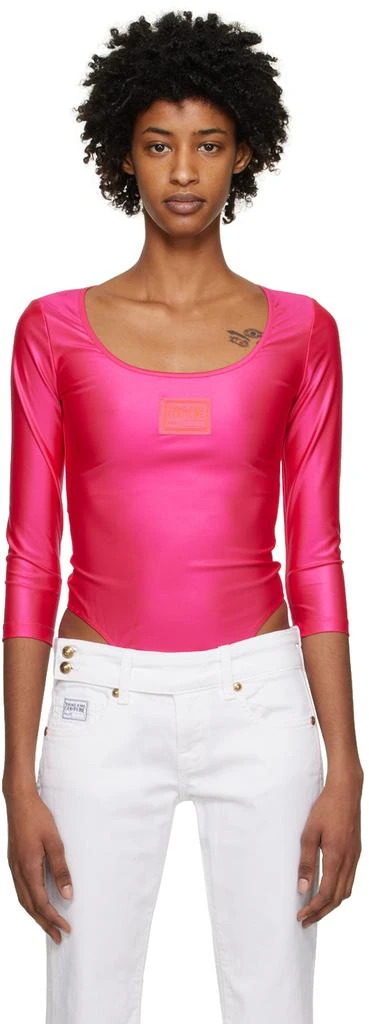 Versace Pink Patch Bodysuit