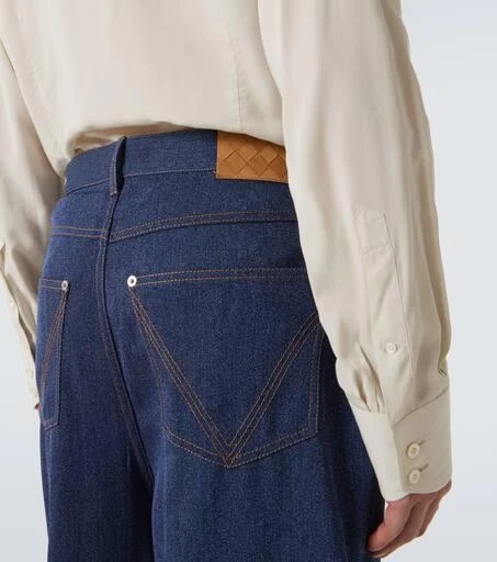 Bottega Veneta Wool and cotton drill wide-leg pants 5