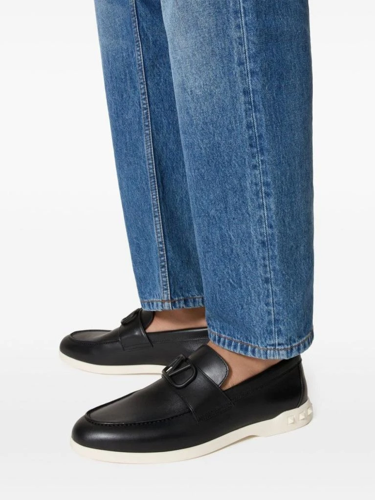 Valentino Vlogo Signature Slip-On Shoes With Rockstud Details 2