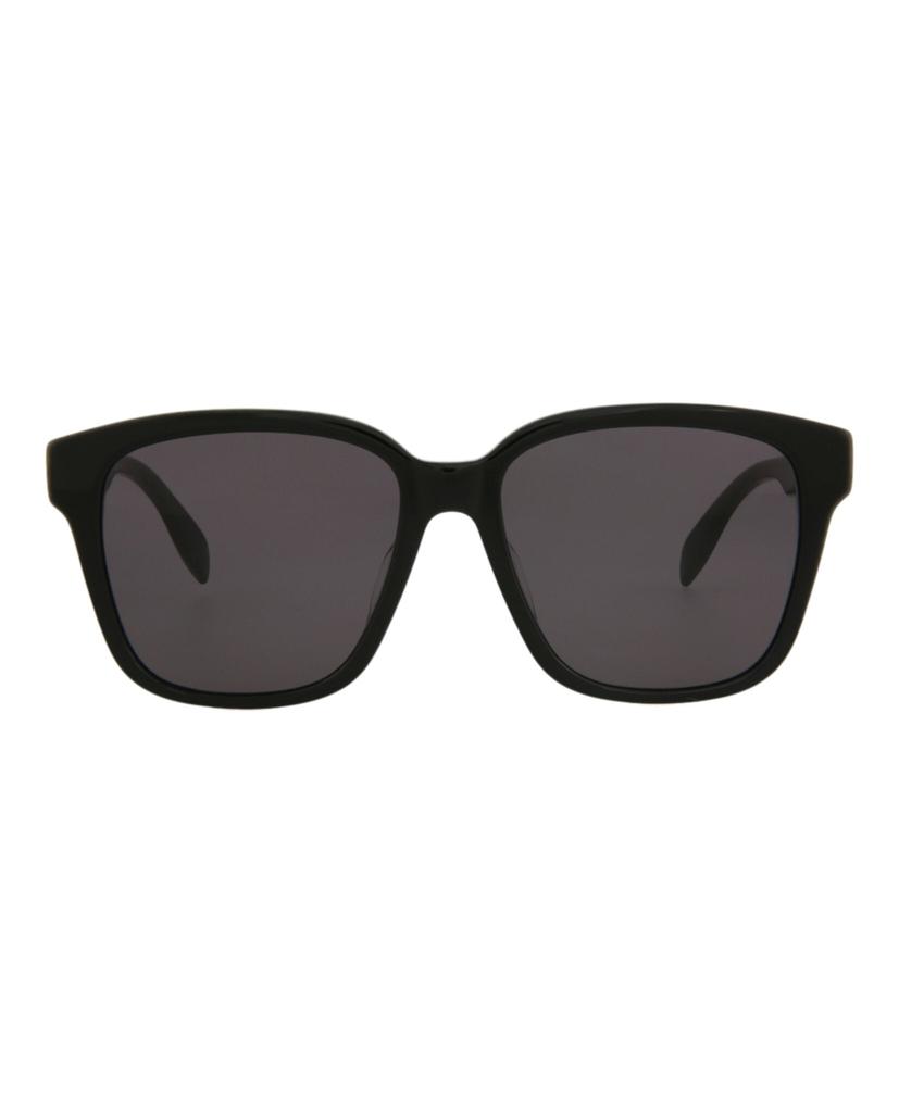 サングラス ALEXANDER MCQUEEN BLACK ACETATE SUNGLASSES Alexander McQueen Square-Frame Acetate Sunglasses