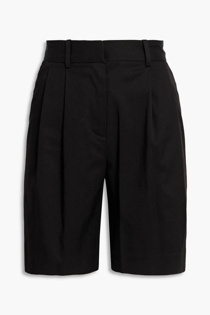 Derek Lam Pleated TENCEL™-blend twill shorts 1