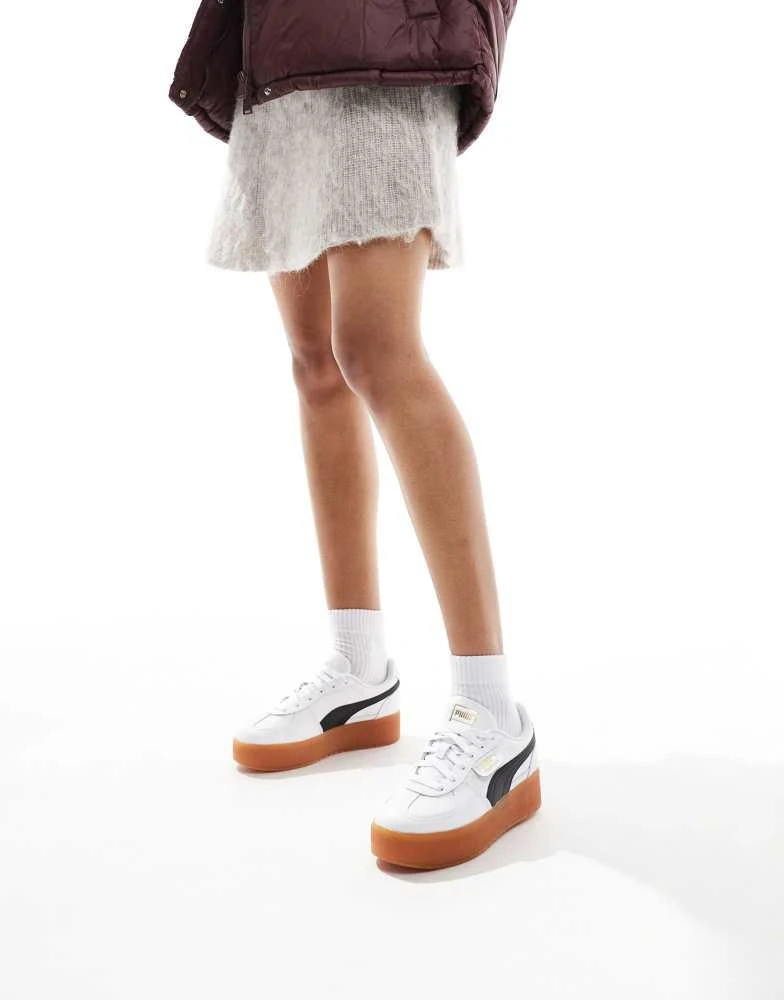 Puma Puma Palermo Eleveta trainers in white with gum sole 1