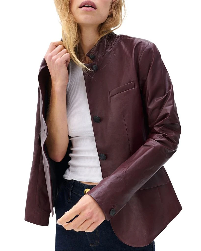 Rag & Bone Slade Leather Blazer 5