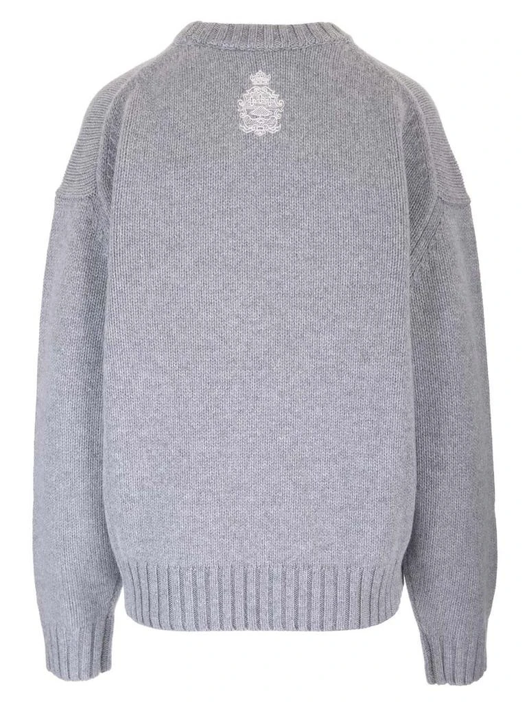 FRAME Frame X Ritz Paris Logo Embroidered Knit Jumper 2