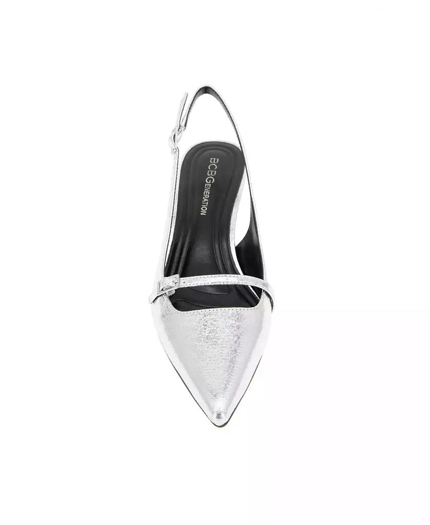 BCBG Women's Kami Slingback Kitten Heel Pumps 6