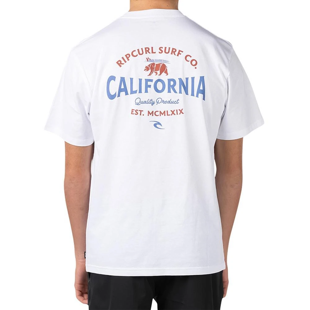 Rip Curl Men's Big Cali Bear Prem Short Sleeve T-shirt 1
