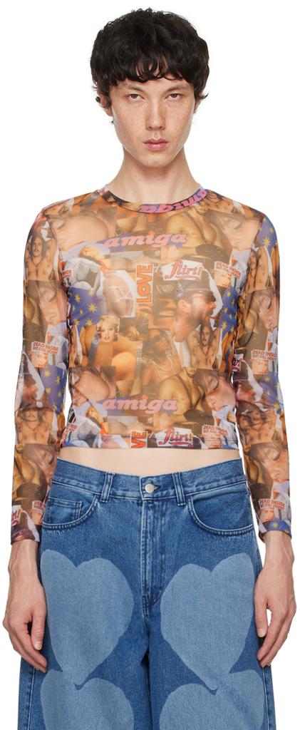 Carne Bollente Multicolor Moans Mixtape Long Sleeve T-Shirt