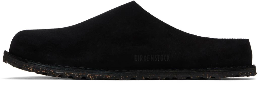 Birkenstock Black Regular Zermatt 365 Suede Leather Loafers 3