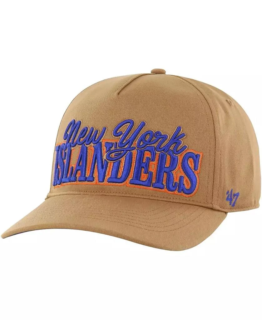 47 Brand Men's Tan New York Islanders Barnes Hitch Adjustable Hat 3