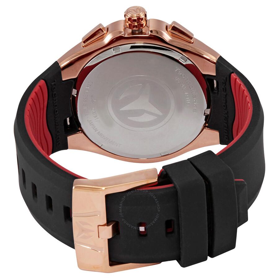 Shop Ocean Manta Chronograph Quartz Black Dial Men's Watch TM