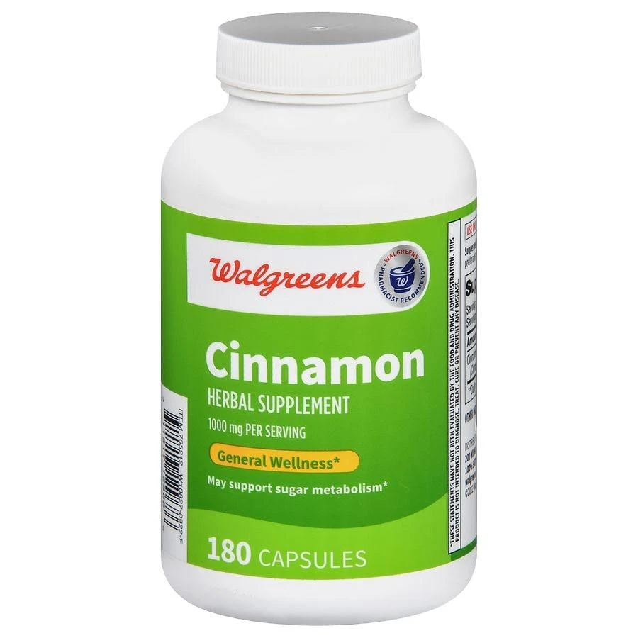 Walgreens Cinnamon 1000 mg Capsules 1