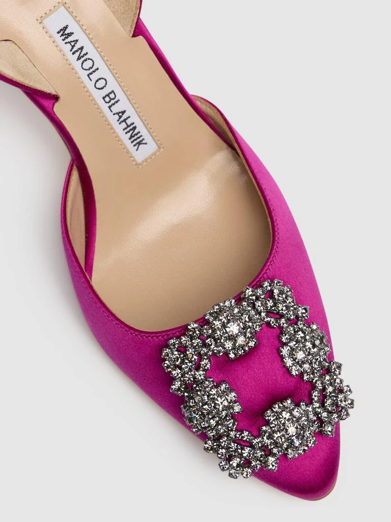 Manolo Blahnik 70mm Hangisli Satin Pumps 3
