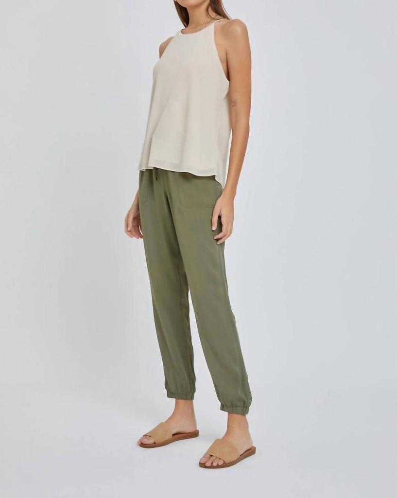 be cool Drawstring Joggers In Olive