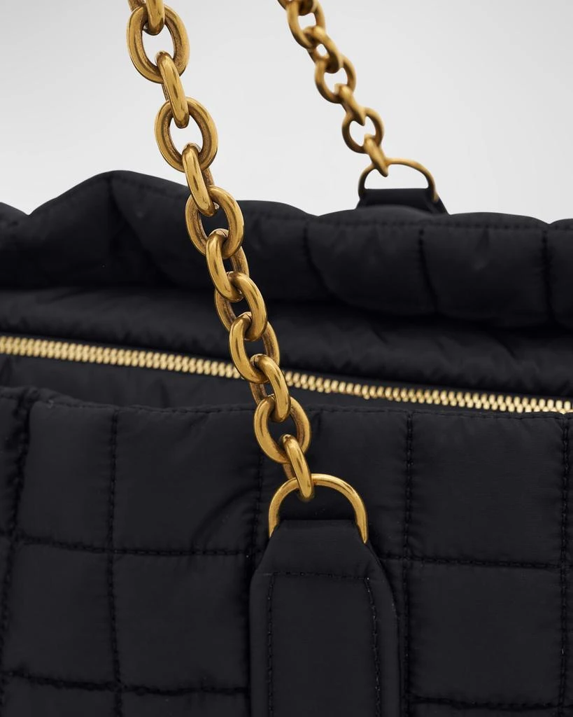 Yves Saint Laurent Gloria Travel YSL Duffel Bag in Quilted Nylon 7