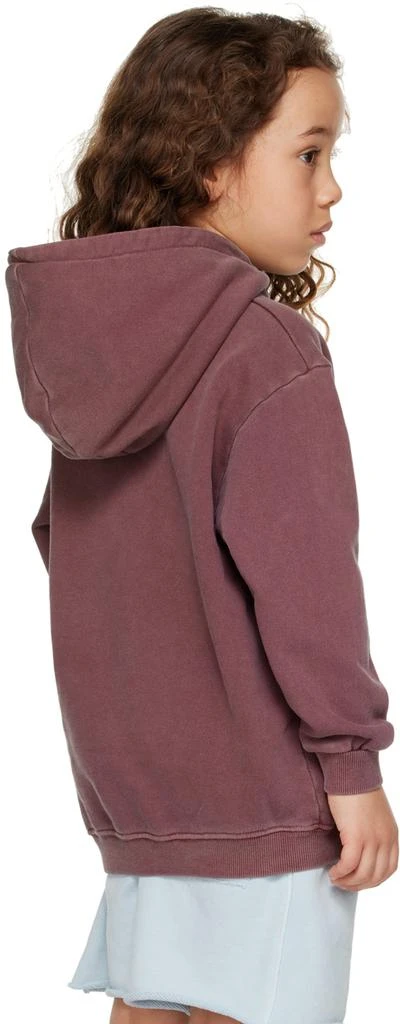 BlabLakia Kids Burgundy Printed Hoodie 3