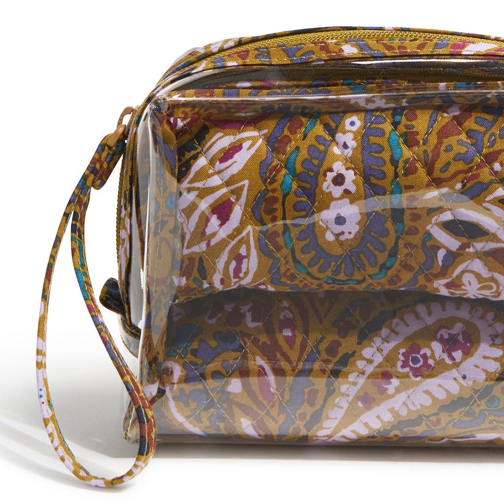 Vera Bradley Outlet Clear 3-Piece Cosmetic Set