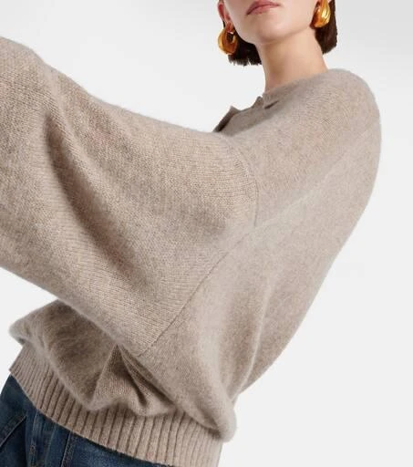 Khaite Rene cashmere polo sweater 6