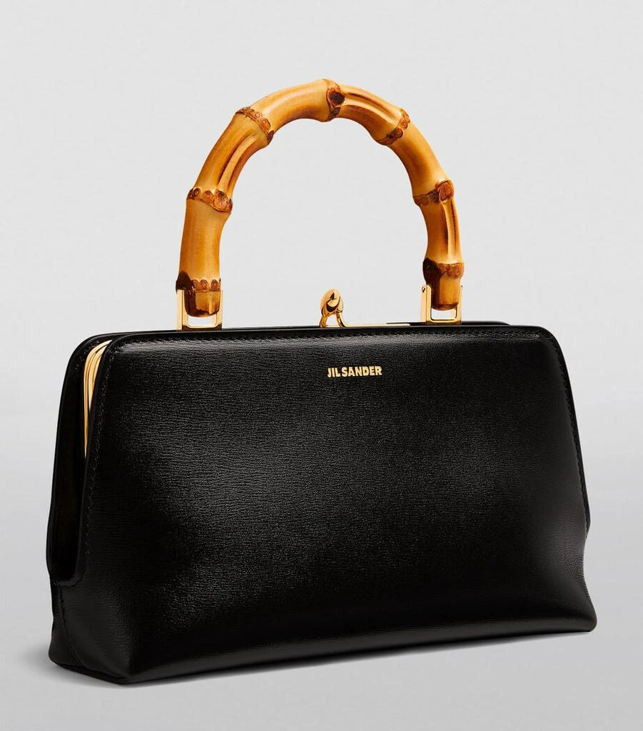 Jil Sander Leather Goji Square-Frame Top-Handle Bag Shoulder