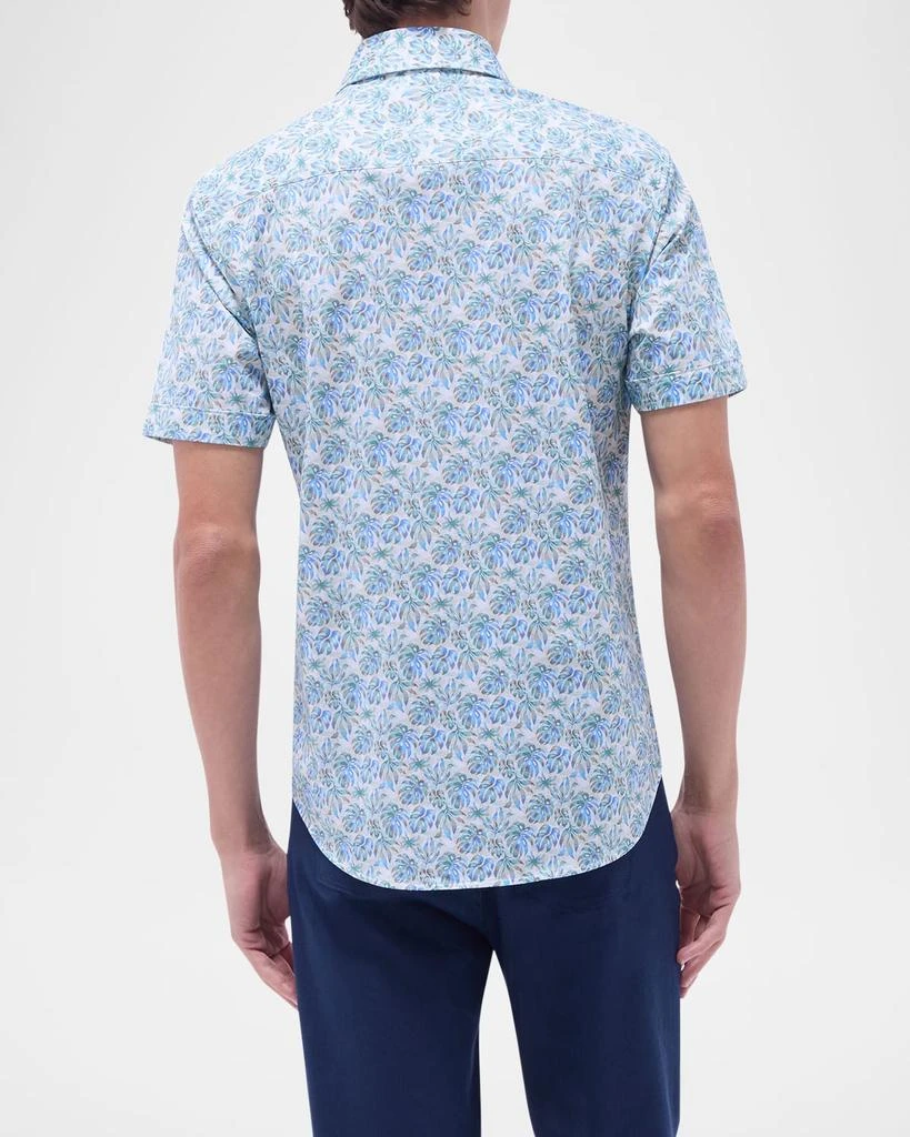 BUGATCHI Men's Miles OoohCotton Palm Short-Sleeve Shirt 3
