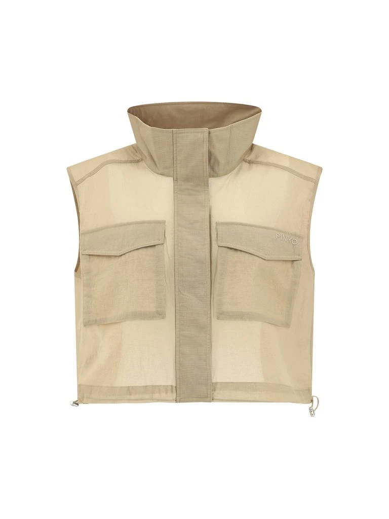 PINKO Cropped Gilet Jacket 1