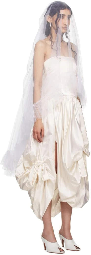 Wed SSENSE Exclusive White Ruffled Veil 2