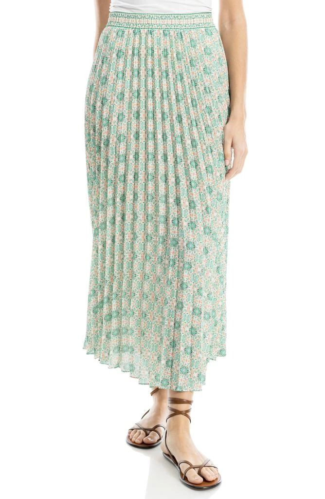 Max Studio Pleated Maxi Skirt