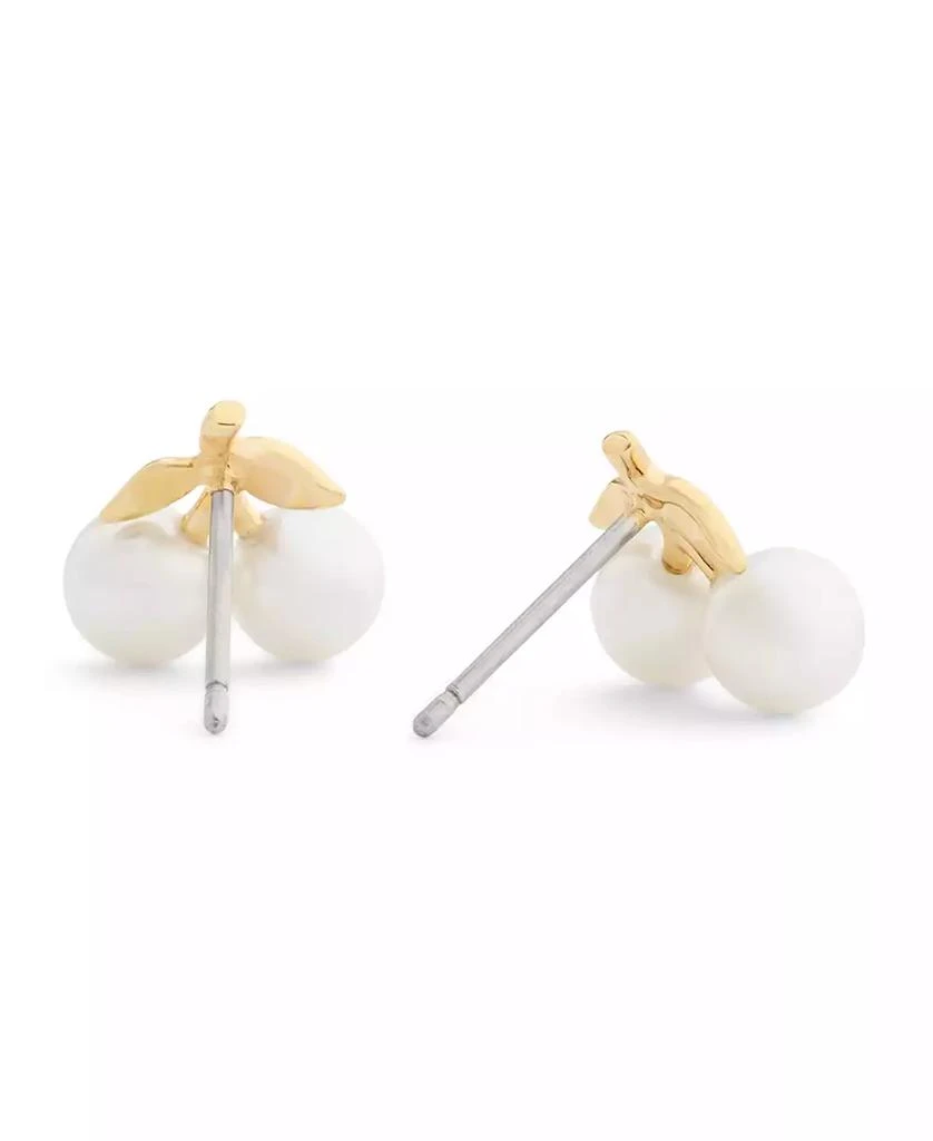 Coach Faux Mother of Pearl Cherry Stud Earrings 3