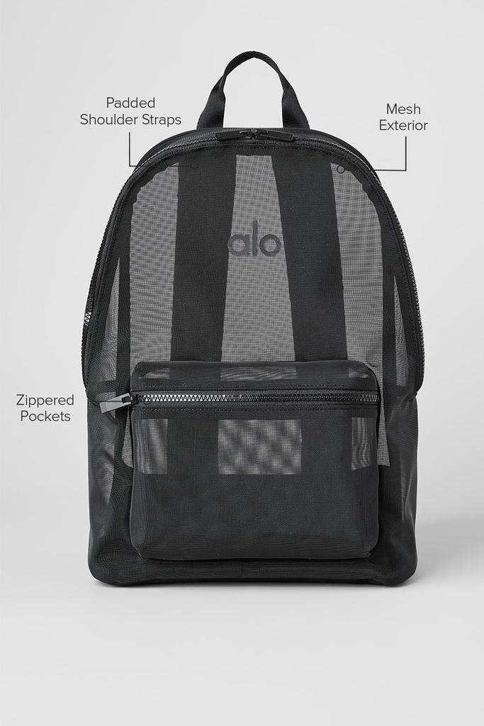 Alo Sheer Backpack - Black