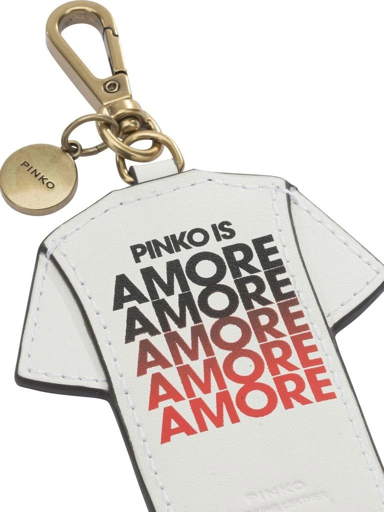PINKO Pinko Printed T-Shirt Charm Keyring 2