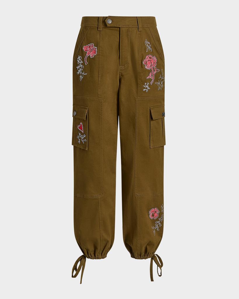 Cinq a Sept Zola Desert Rose Cargo Joggers