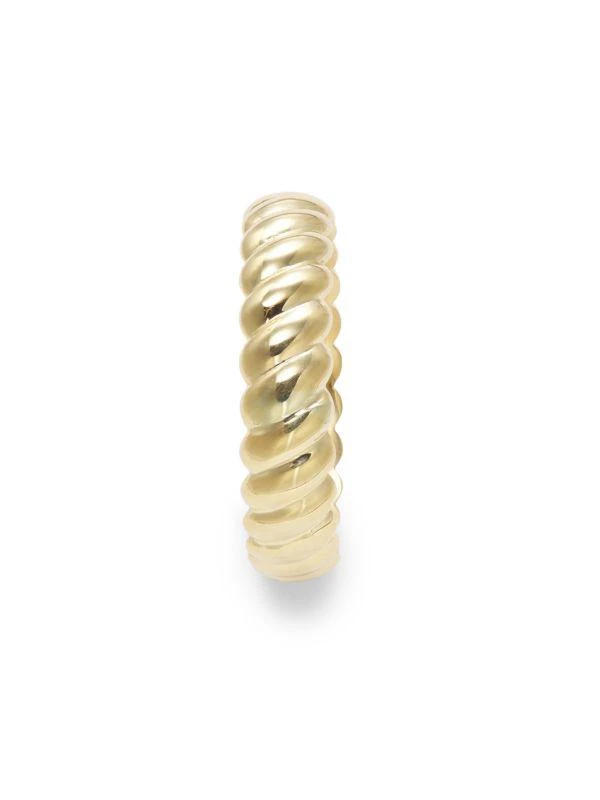Saks Fifth Avenue 14K Yellow Gold Twist Band Ring 4