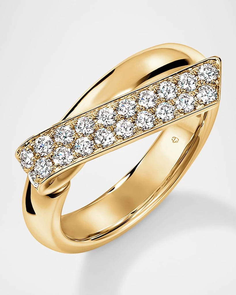 Hearts On Fire 18K Yellow Gold Inside Out Diamond Flip Ring 3