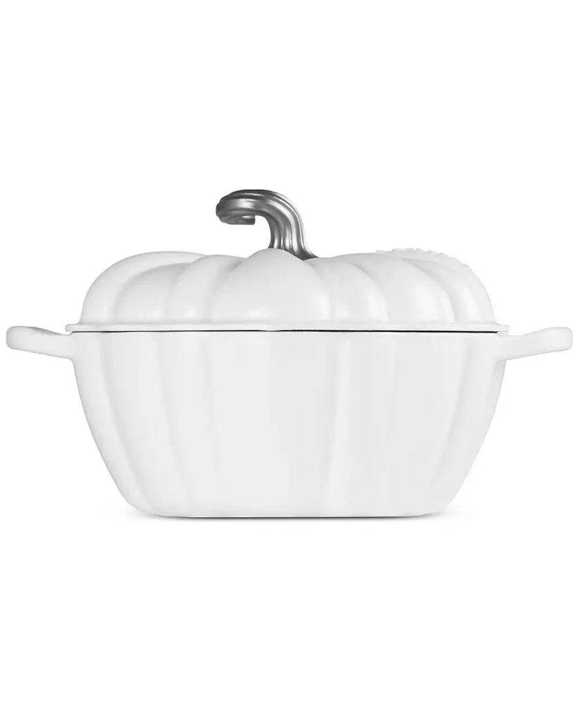 Le Creuset Enameled Cast Iron Signature 4 Qt. Pumpkin Dutch Oven with Lid 3