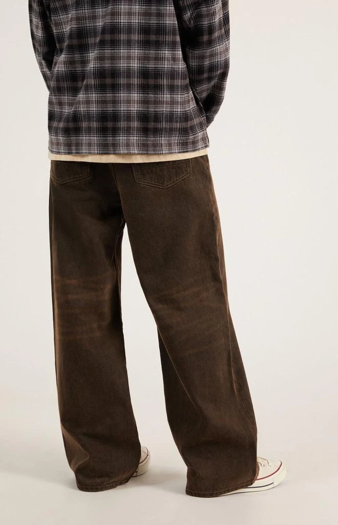 PacSun Blake Extreme Baggy Jeans Brown 5