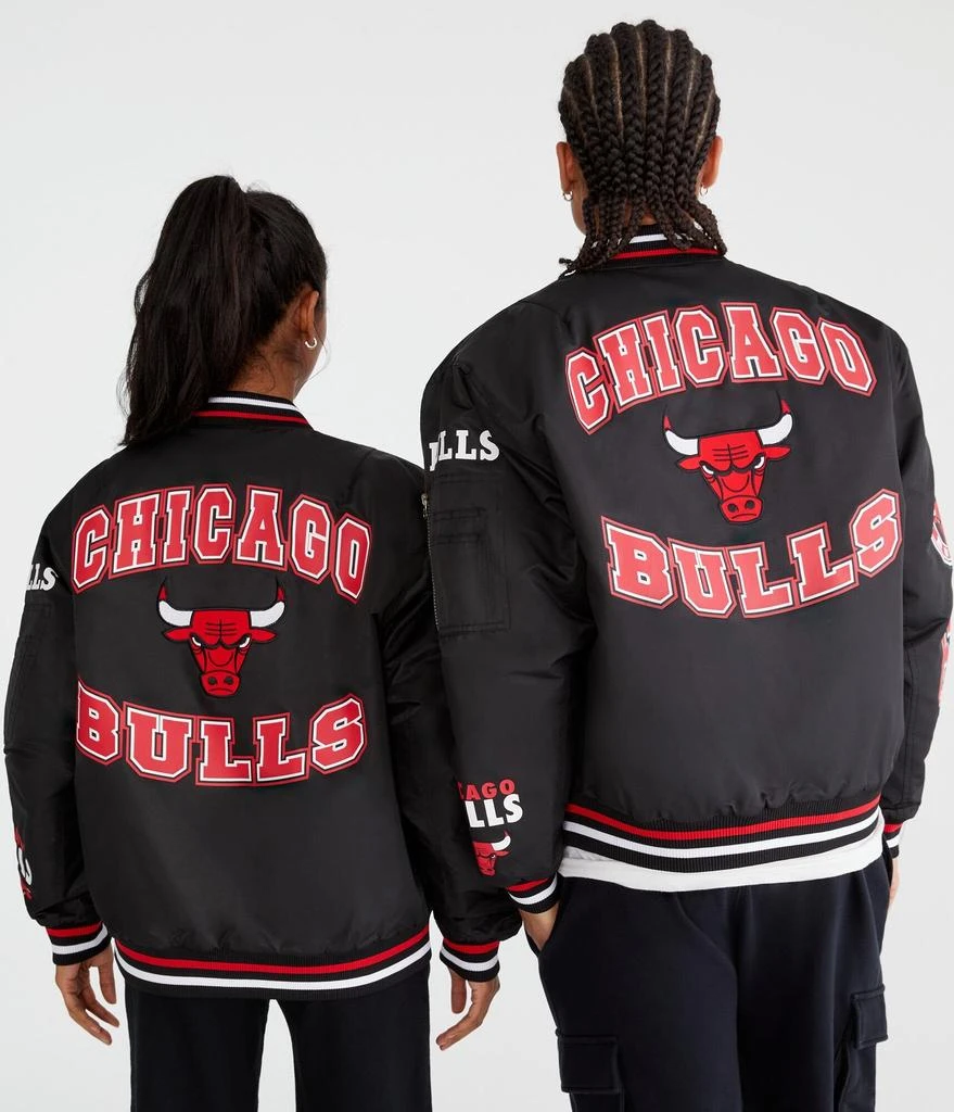 Aeropostale Chicago Bulls Basketball Bomber Jacket 2
