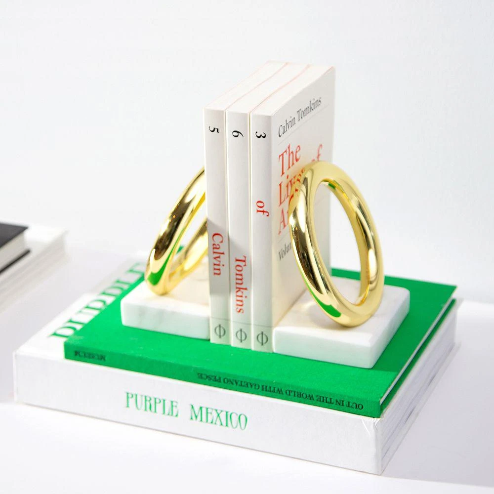 ANNA New York Ring Bookends, Set of 2 2