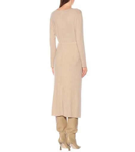 Jardin des Orangers Ribbed cashmere midi skirt 3