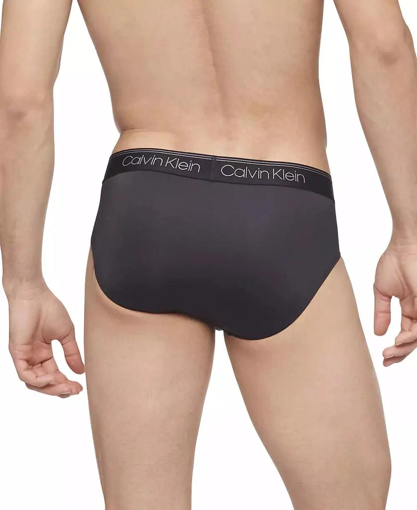 Calvin Klein Men's 3-Pack Microfiber Stretch Low-Rise Briefs Underwear 3